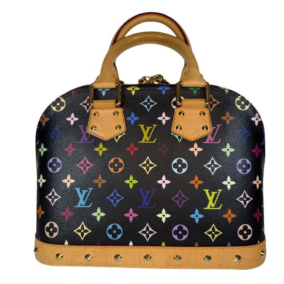 Louis Vuitton Multicolor Alma Bag PM Murakami Limited Edition Monogram Vintage - Picture 2 of 15